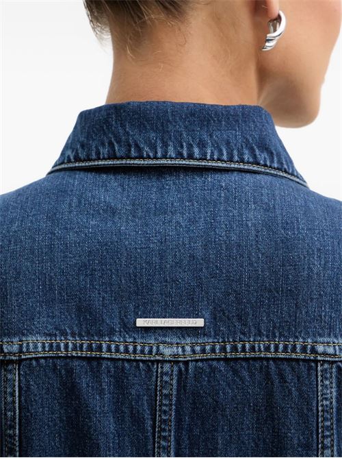 Abito donna corto con denim Karl Lagerfeld | B1W130378921